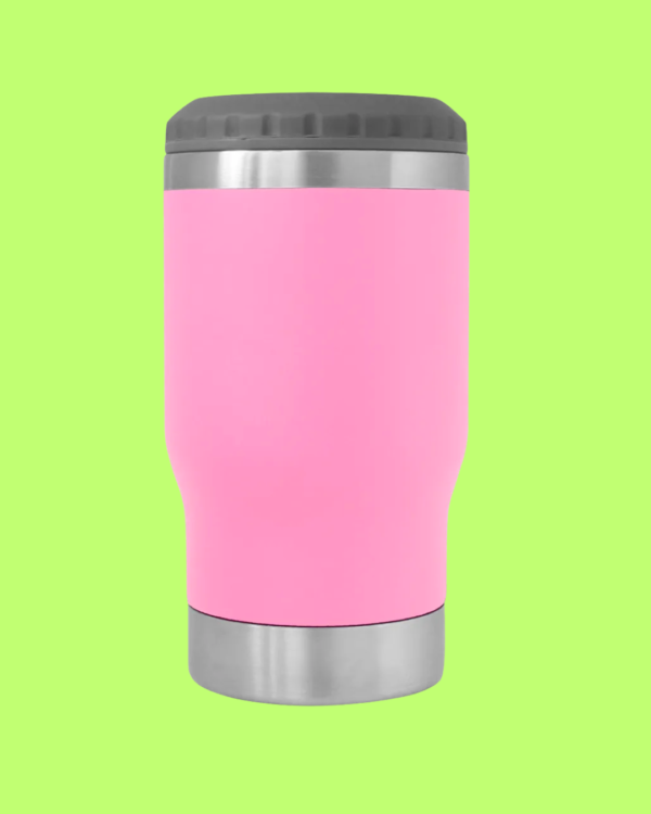 Copo Térmico Termolong Rosa 420ml – Mantém bebidas geladas por até 6 horas, com isolamento térmico de parede dupla