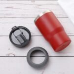Copo Térmico Termolong Vermelho 420ml – Manutenção de temperatura por até 6 horas