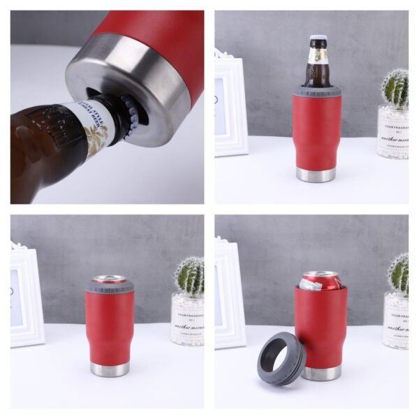 Copo Térmico Termolong Vermelho 420ml – Manutenção de temperatura por até 6 horas