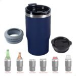 Copo Térmico Termolong Azul 420ml – Isolamento térmico para manter bebidas geladas por até 6 horas.