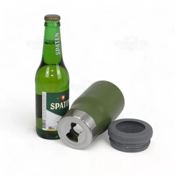 Copo Térmico Termolong Verde 420ml – Aço inox e isolamento térmico para bebidas geladas