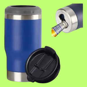 Copo Térmico Termolong Azul 420ml – Isolamento térmico para manter bebidas geladas por até 6 horas.