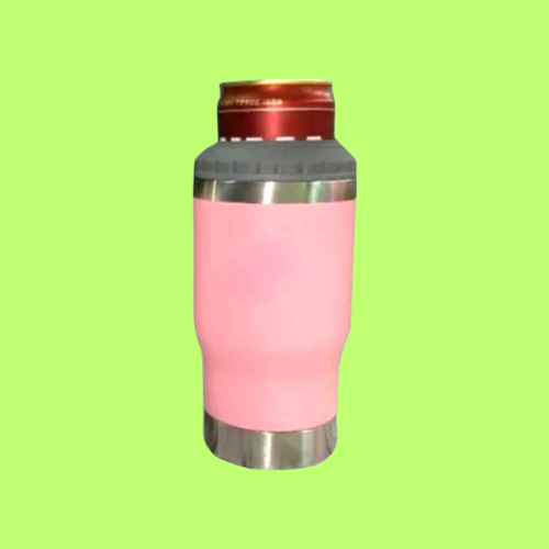 Copo Térmico Termolong Rosa 420ml – Mantém bebidas geladas por até 6 horas, com isolamento térmico de parede dupla