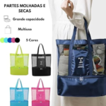 Bolsa térmica Termobeach disponível nas cores azul, azul claro, rosa, verde e preta, ideal para atividades ao ar livre e eventos sociais.